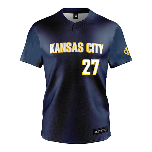 UMKC - NCAA Softball : Derika Castillo - Blue Jersey-0