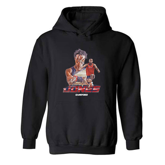 Samford - NCAA Men's Track & Field : Ian Jones - Hooded Sweatshirt-0