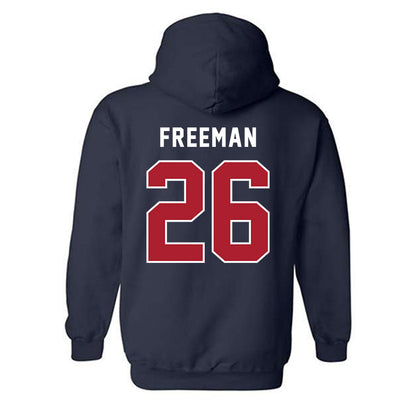 American - NCAA Women's Soccer : Autumn Freeman - Hooded Sweatshirt-1