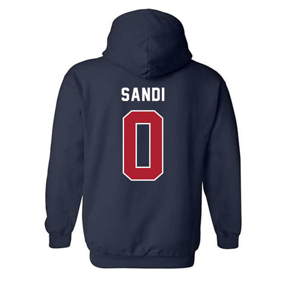 American - NCAA Men's Basketball : DJ Sandi - Hooded Sweatshirt-1