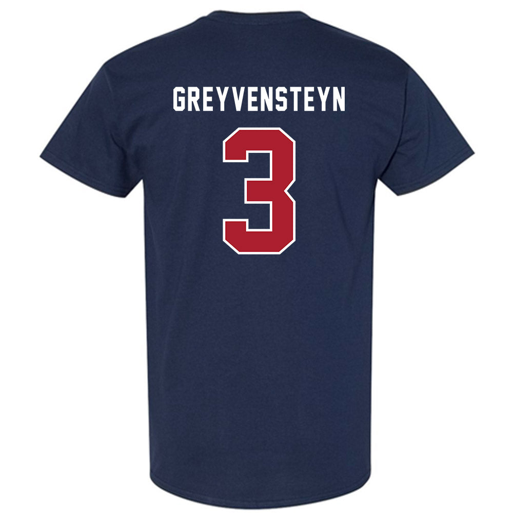 American - NCAA Women's Basketball : Kayla Greyvensteyn - T-Shirt-1