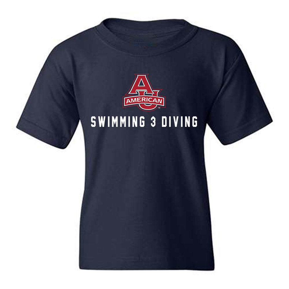 American - NCAA Men's Swimming & Diving : Ryan Sommerstad - Youth T-Shirt-0