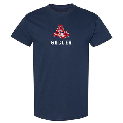 American - NCAA Men's Soccer : Sebastian Garces - T-Shirt-0