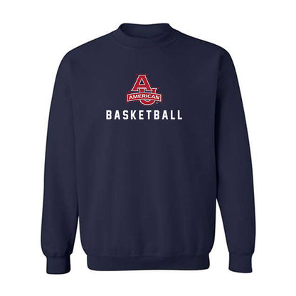 American - NCAA Men's Basketball : Chris Eagan - Crewneck Sweatshirt-0