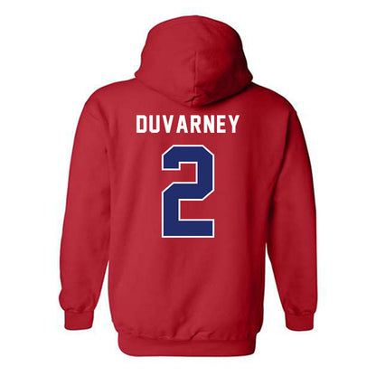 American - NCAA Women's Field Hockey : Jill DuVarney - Classic Shersey Hooded Sweatshirt-1
