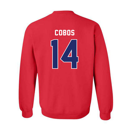 American - NCAA Women's Soccer : Isabella Cobos - Classic Shersey Crewneck Sweatshirt-1
