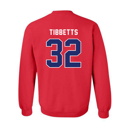 American - NCAA Men's Soccer : Matthew Tibbetts - Classic Shersey Crewneck Sweatshirt-1