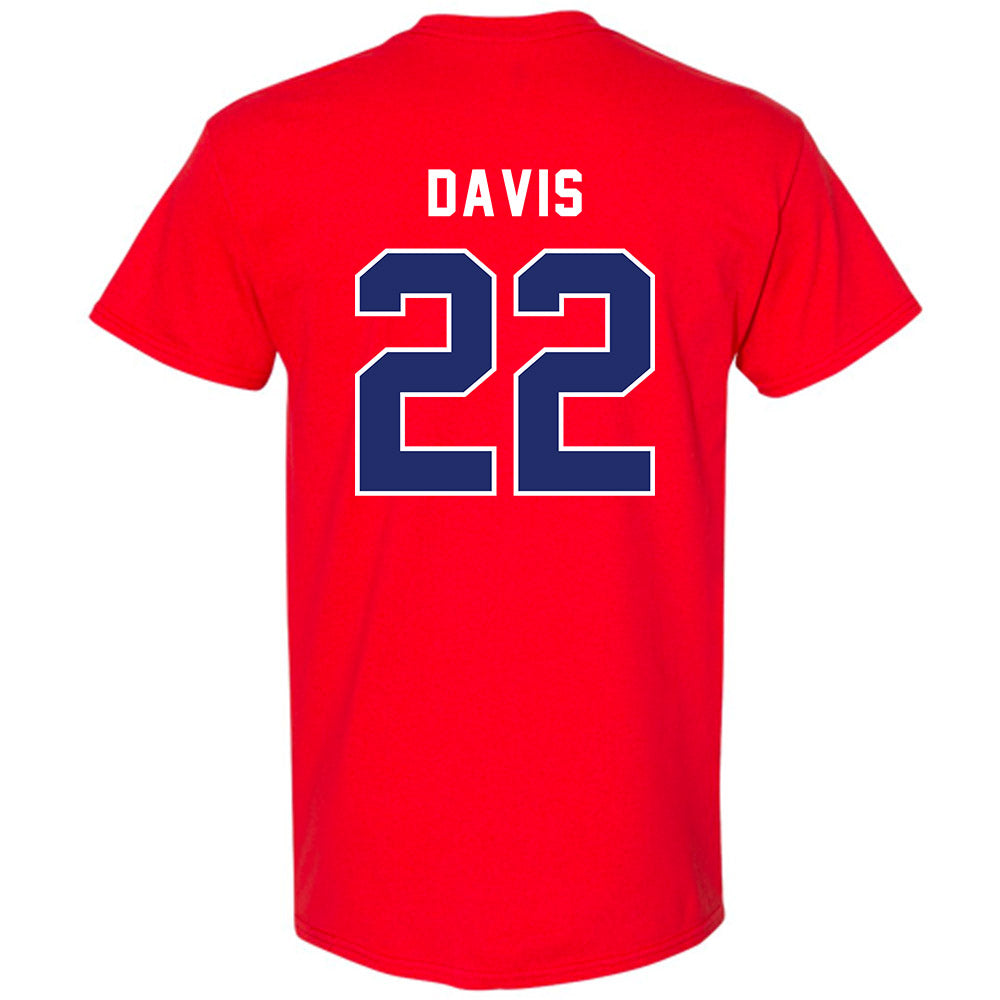 American - NCAA Men's Soccer : Toshi Davis - Classic Shersey T-Shirt-1