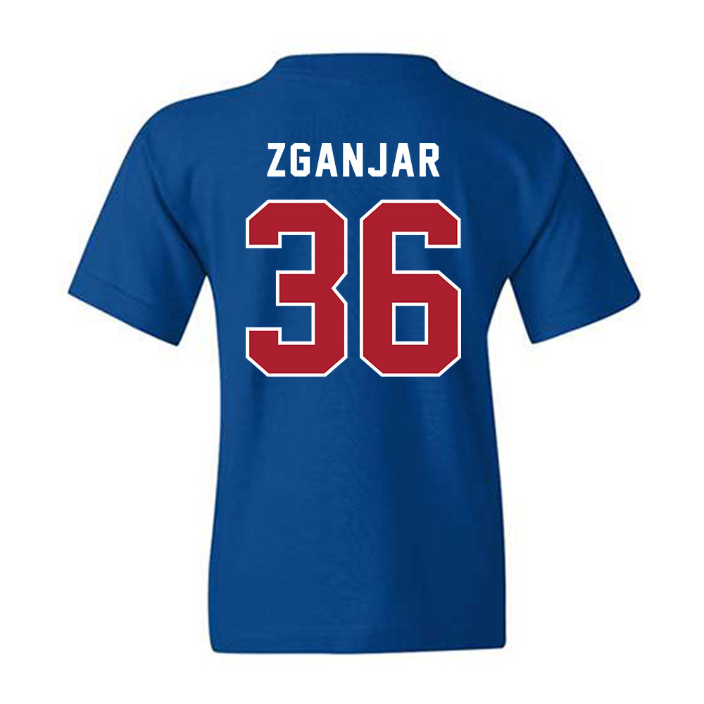 American - NCAA Women's Lacrosse : Mia Zganjar - Youth T-Shirt-1