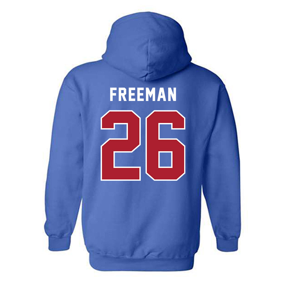 American - NCAA Women's Soccer : Autumn Freeman - Hooded Sweatshirt-1