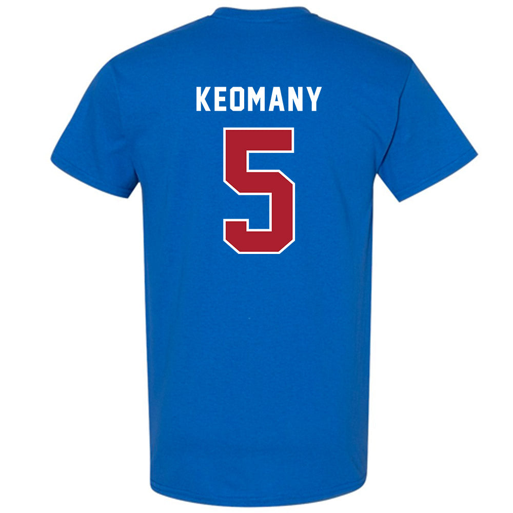 American - NCAA Men's Soccer : Kobe Keomany - T-Shirt-1