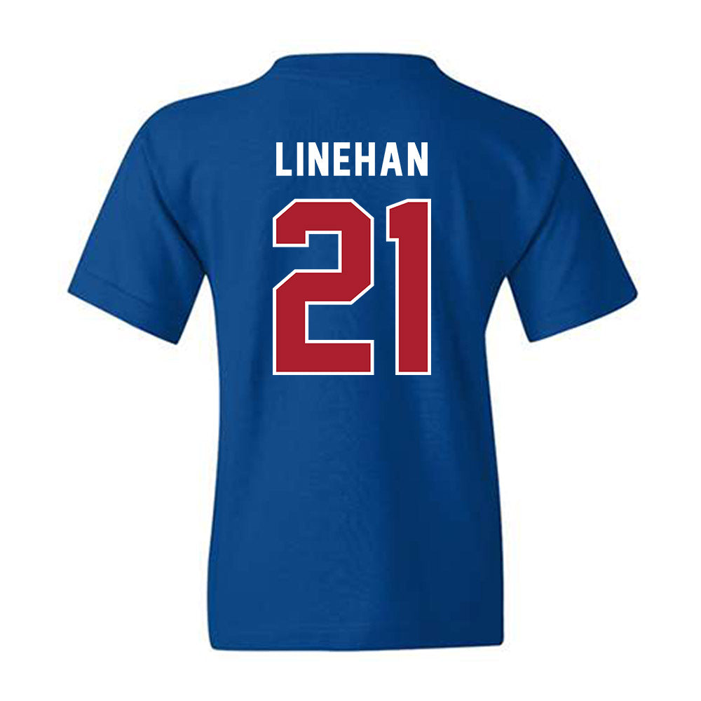 American - NCAA Women's Lacrosse : Kellie Linehan - Youth T-Shirt-1