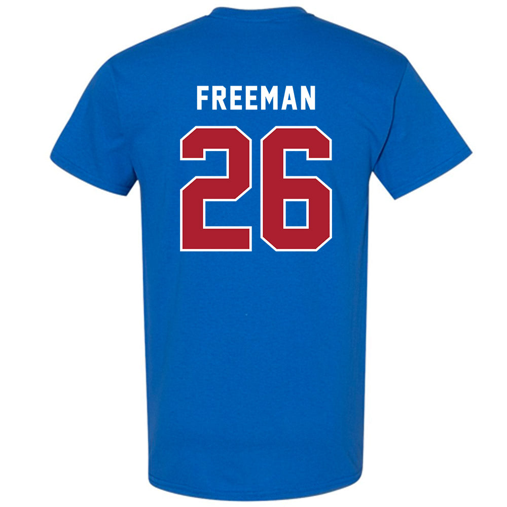 American - NCAA Women's Soccer : Autumn Freeman - T-Shirt-1