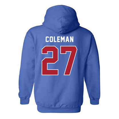 American - NCAA Women's Lacrosse : Peyton Coleman - Hooded Sweatshirt-1
