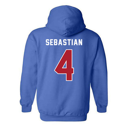 American - NCAA Men's Basketball : Kade Sebastian - Hooded Sweatshirt-1