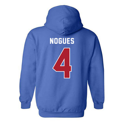 American - NCAA Women's Basketball : Laura Nogues - Hooded Sweatshirt-1