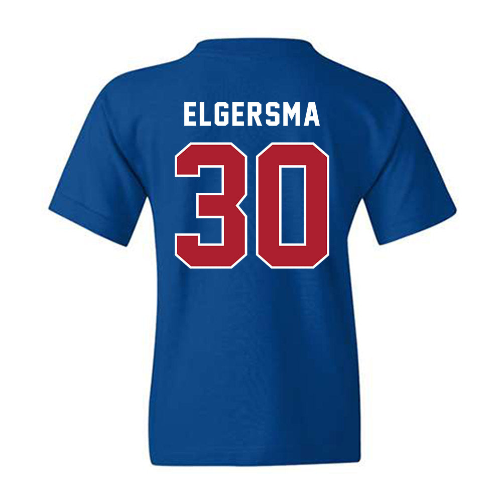 American - NCAA Men's Soccer : Troy Elgersma - Youth T-Shirt-1