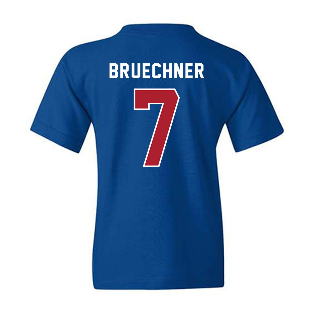 American - NCAA Women's Lacrosse : Kate Bruechner - Youth T-Shirt-1
