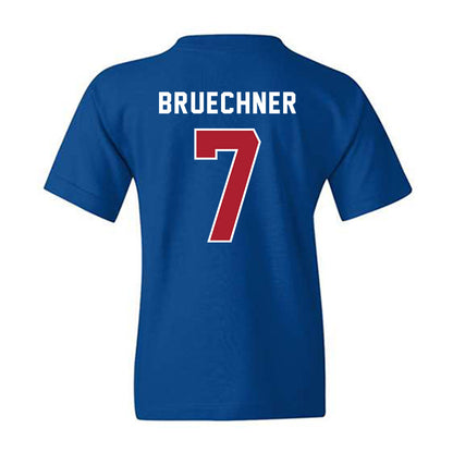 American - NCAA Women's Lacrosse : Kate Bruechner - Youth T-Shirt-1