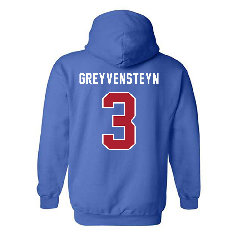 American - NCAA Women's Basketball : Kayla Greyvensteyn - Hooded Sweatshirt-1