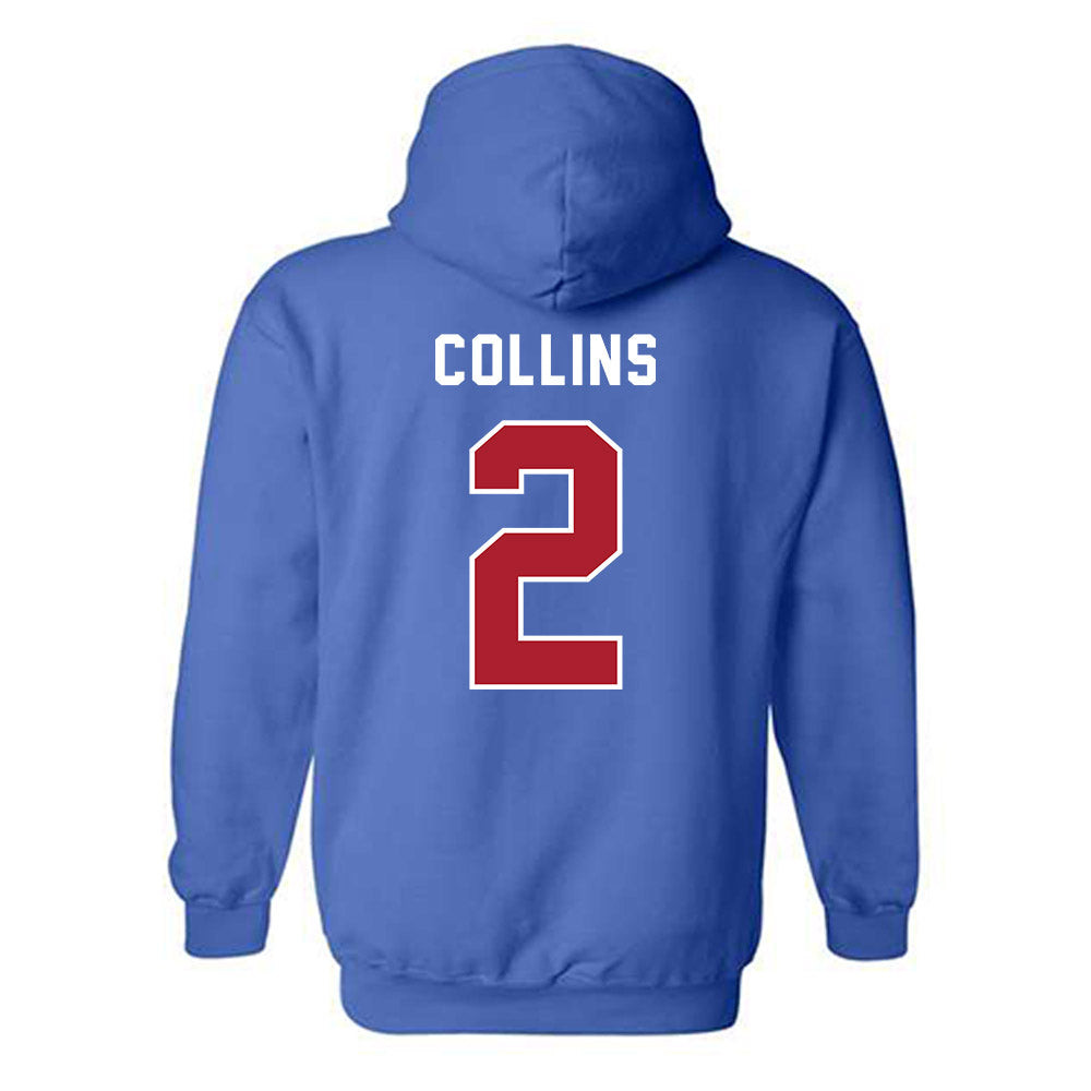 American - NCAA Men's Basketball : Madden Collins - Hooded Sweatshirt-1