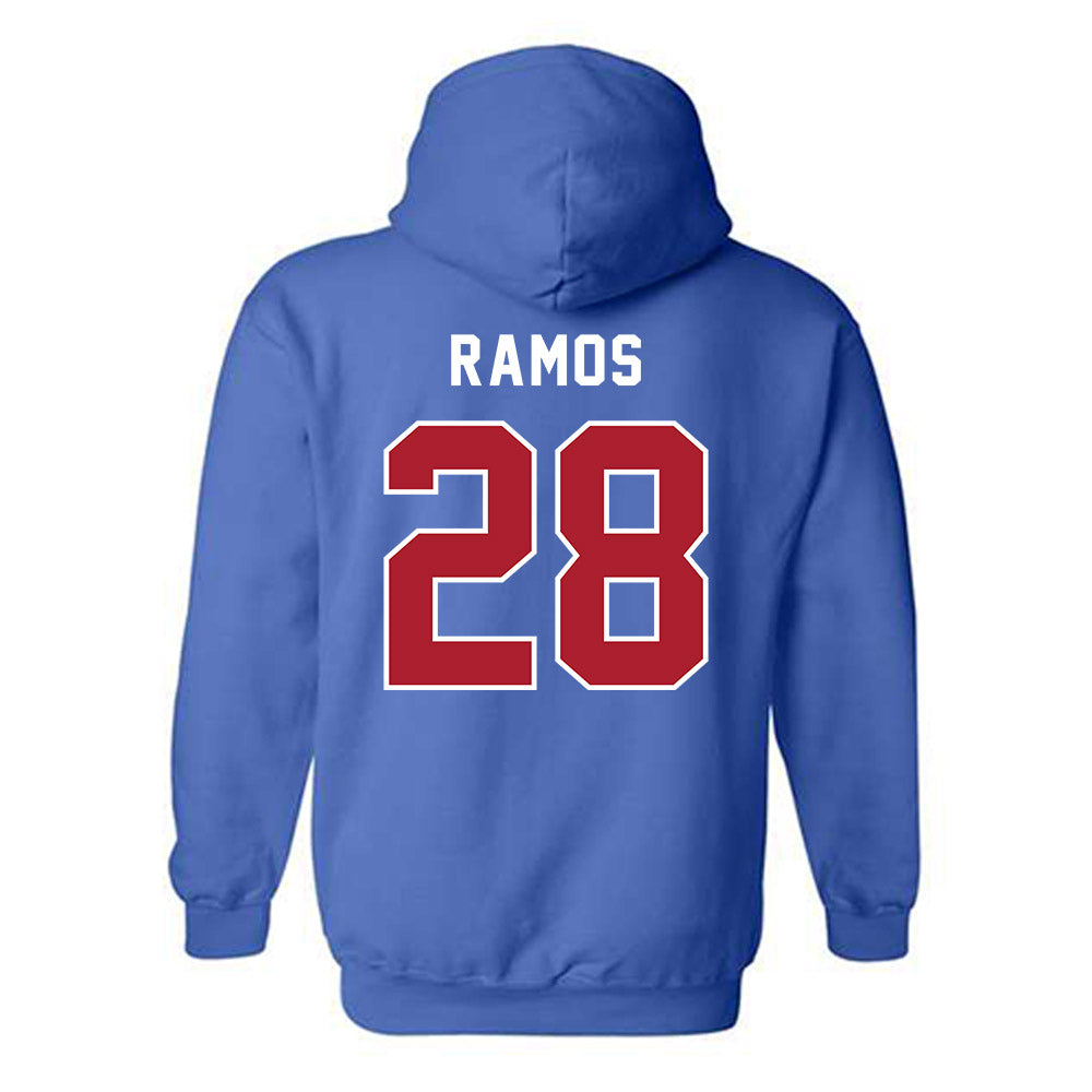 American - NCAA Men's Soccer : Brian Ramos - Hooded Sweatshirt-1