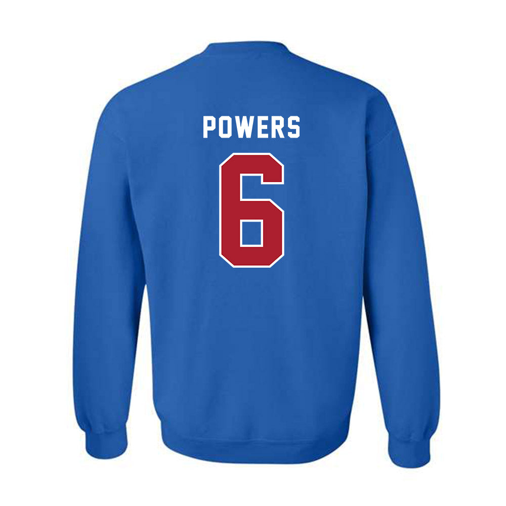 American - NCAA Women's Lacrosse : Aine Powers - Crewneck Sweatshirt-1