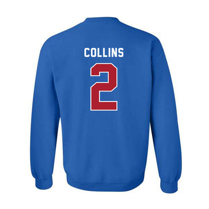 American - NCAA Men's Basketball : Madden Collins - Crewneck Sweatshirt-1