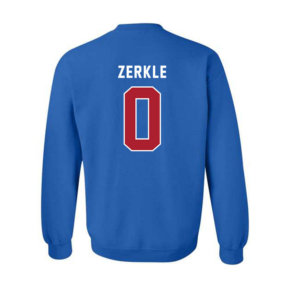 American - NCAA Women's Soccer : Addison Zerkle - Crewneck Sweatshirt-1