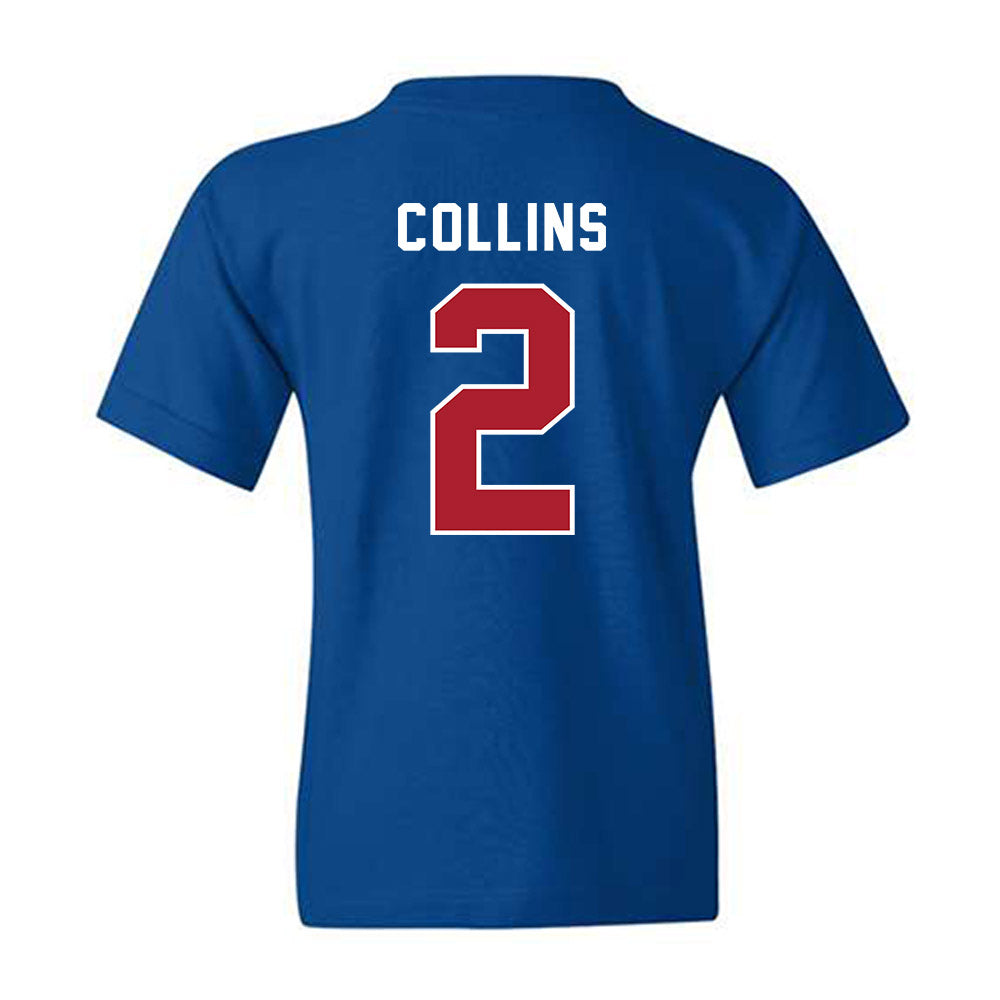 American - NCAA Men's Basketball : Madden Collins - Youth T-Shirt-1