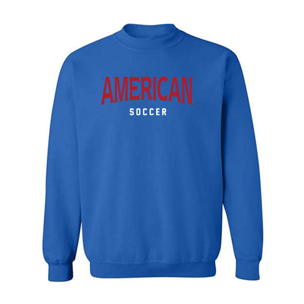 American - NCAA Women's Soccer : Vicky Kariuki - Crewneck Sweatshirt-0