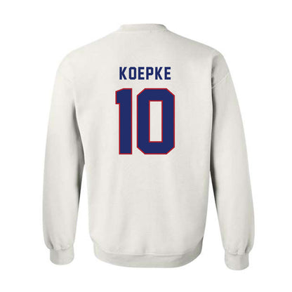 American - NCAA Women's Basketball : Grace Koepke - Crewneck Sweatshirt-1