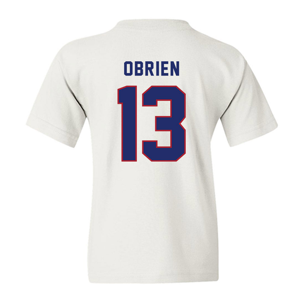 American - NCAA Men's Soccer : Finley OBrien - Youth T-Shirt-1