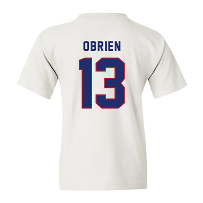 American - NCAA Men's Soccer : Finley OBrien - Youth T-Shirt-1