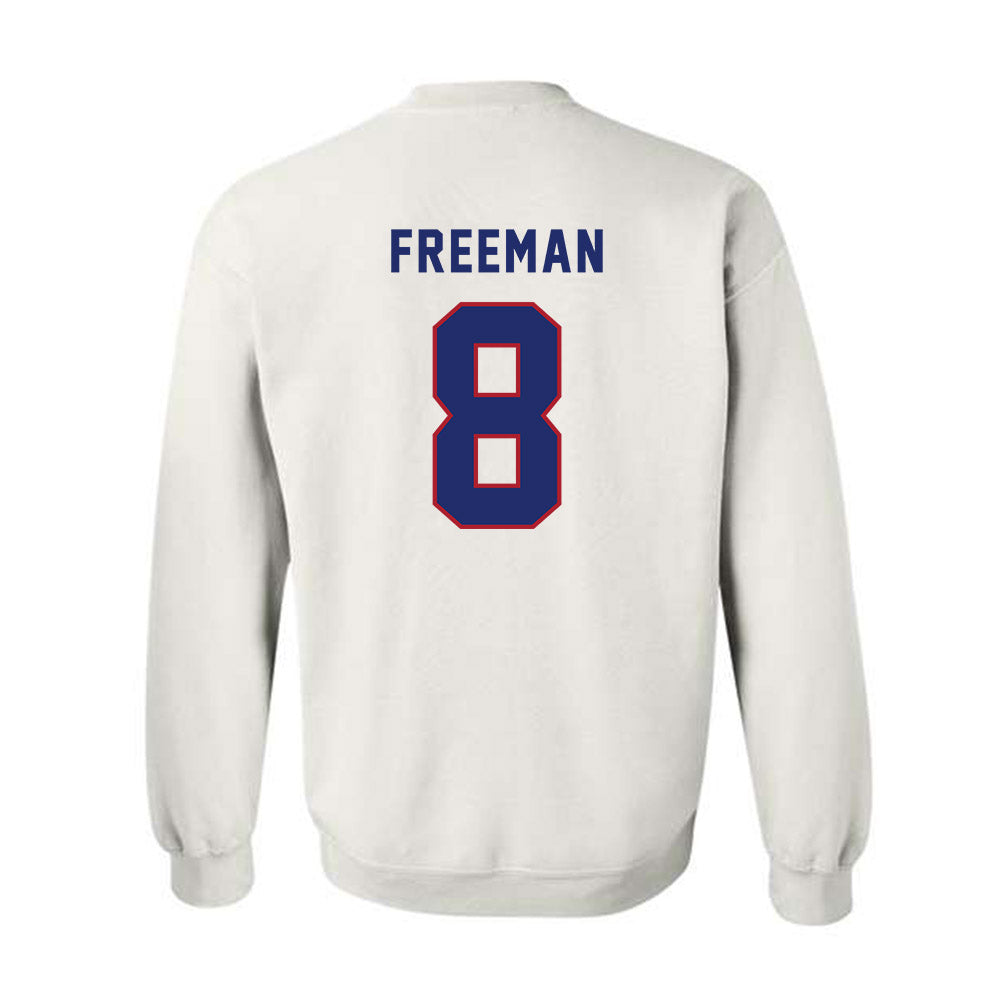 American - NCAA Women's Field Hockey : Alyssa Freeman - Crewneck Sweatshirt-1