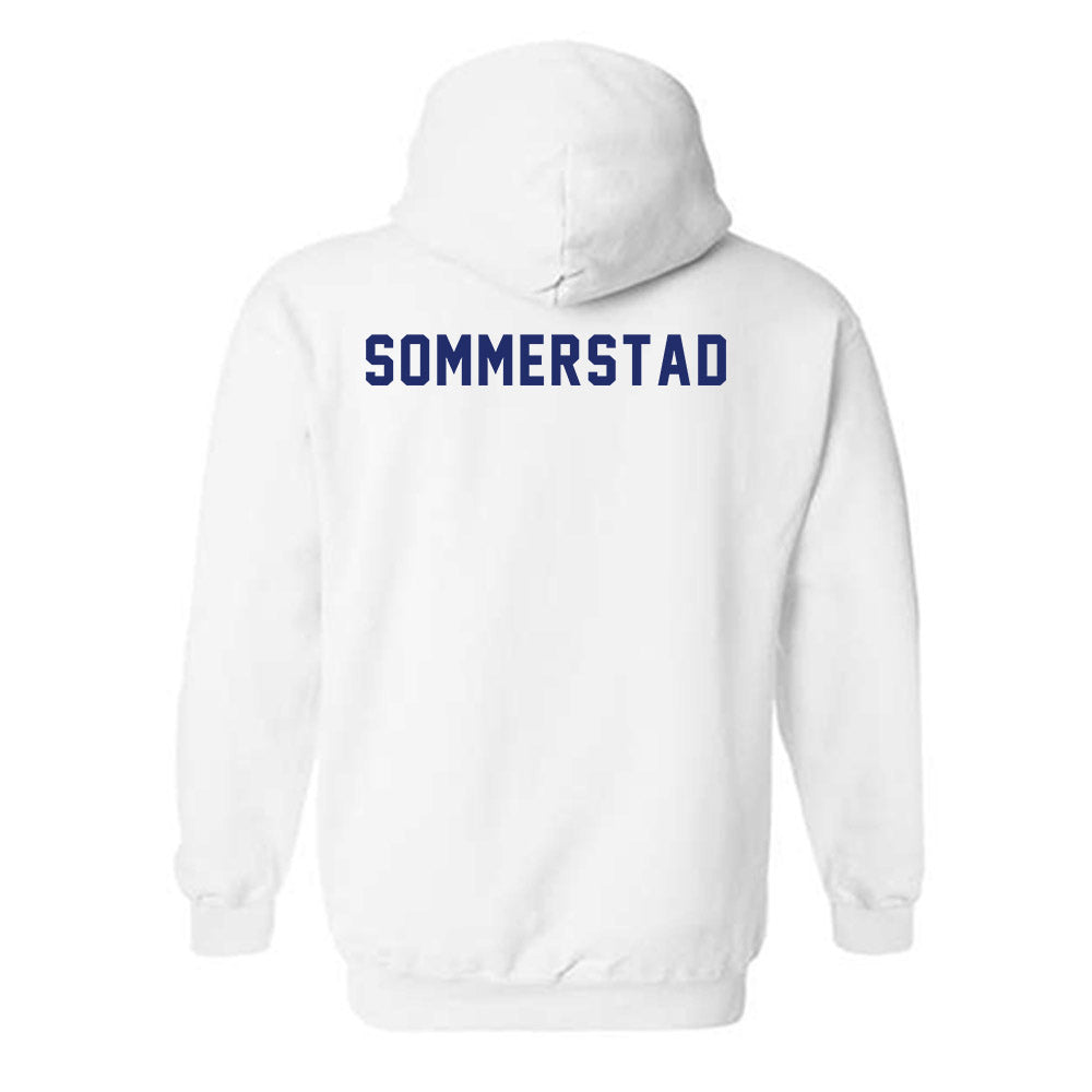American - NCAA Men's Swimming & Diving : Ryan Sommerstad - Hooded Sweatshirt-1