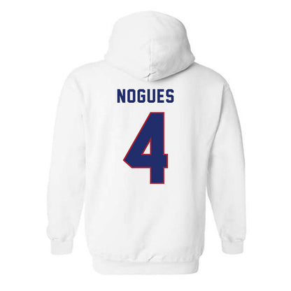 American - NCAA Women's Basketball : Laura Nogues - Hooded Sweatshirt-1