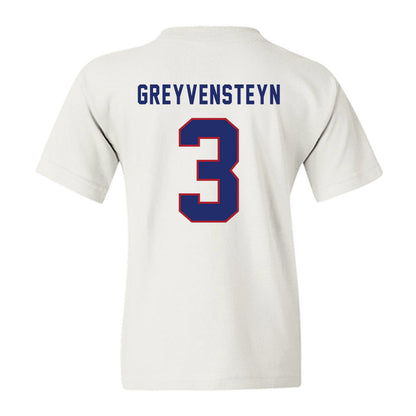 American - NCAA Women's Basketball : Kayla Greyvensteyn - Youth T-Shirt-1