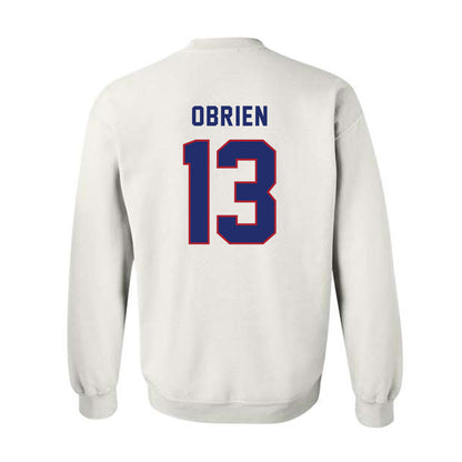 American - NCAA Men's Soccer : Finley OBrien - Crewneck Sweatshirt-1