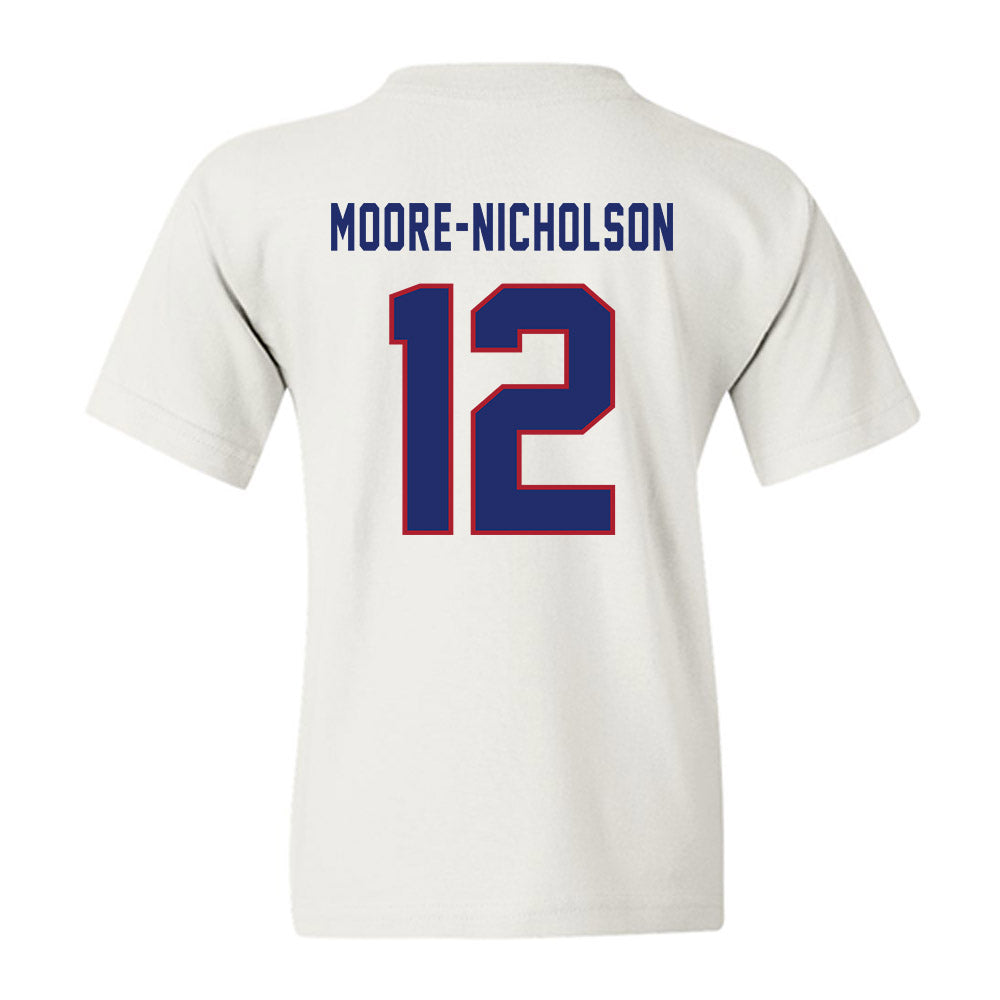 American - NCAA Women's Basketball : Madisyn Moore-Nicholson - Youth T-Shirt-1