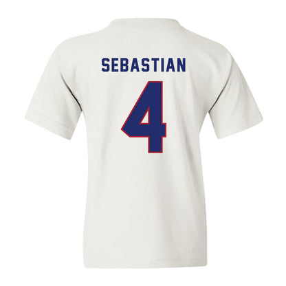 American - NCAA Men's Basketball : Kade Sebastian - Youth T-Shirt-1