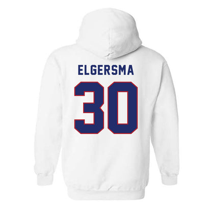 American - NCAA Men's Soccer : Troy Elgersma - Hooded Sweatshirt-1
