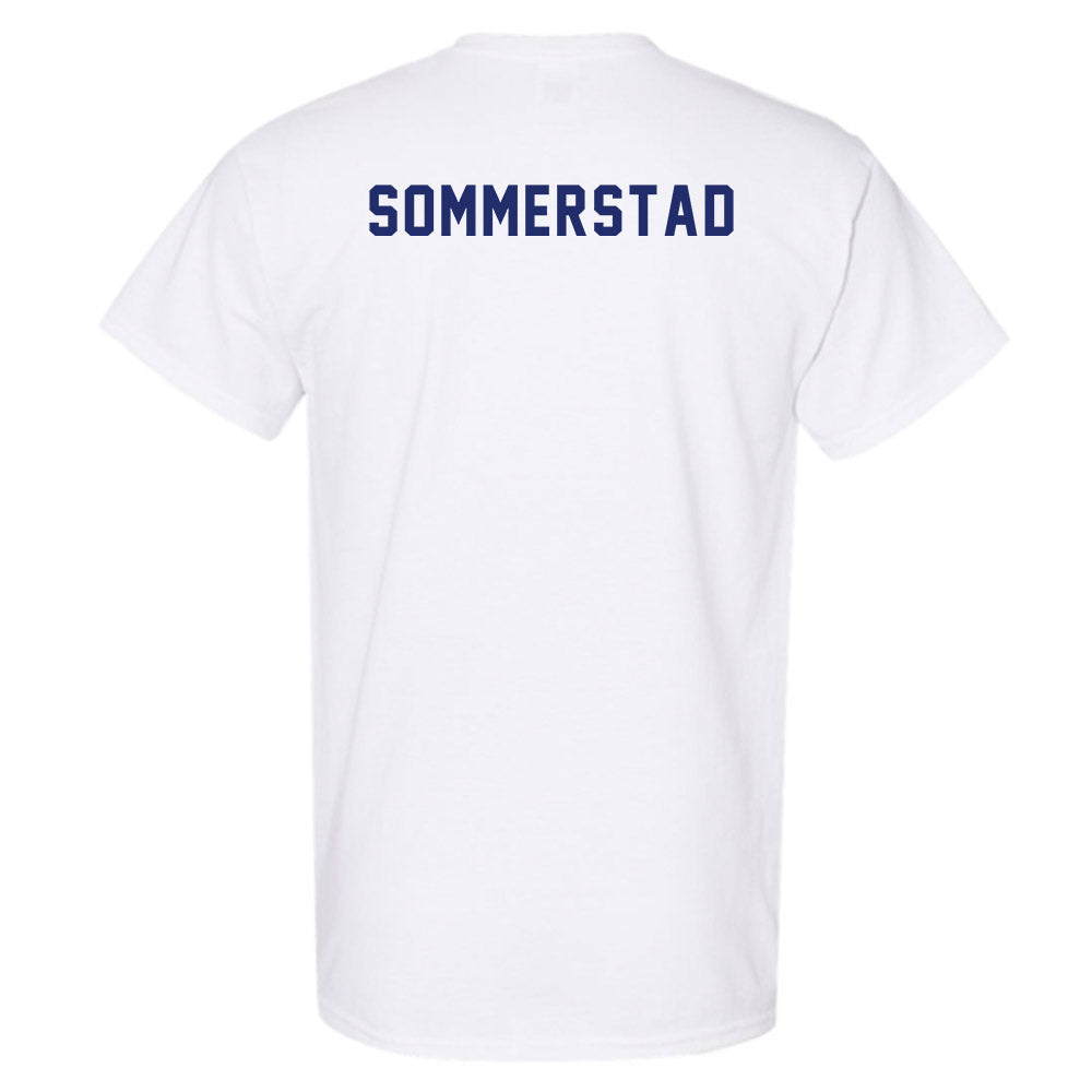 American - NCAA Men's Swimming & Diving : Ryan Sommerstad - T-Shirt-1