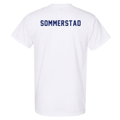 American - NCAA Men's Swimming & Diving : Ryan Sommerstad - T-Shirt-1