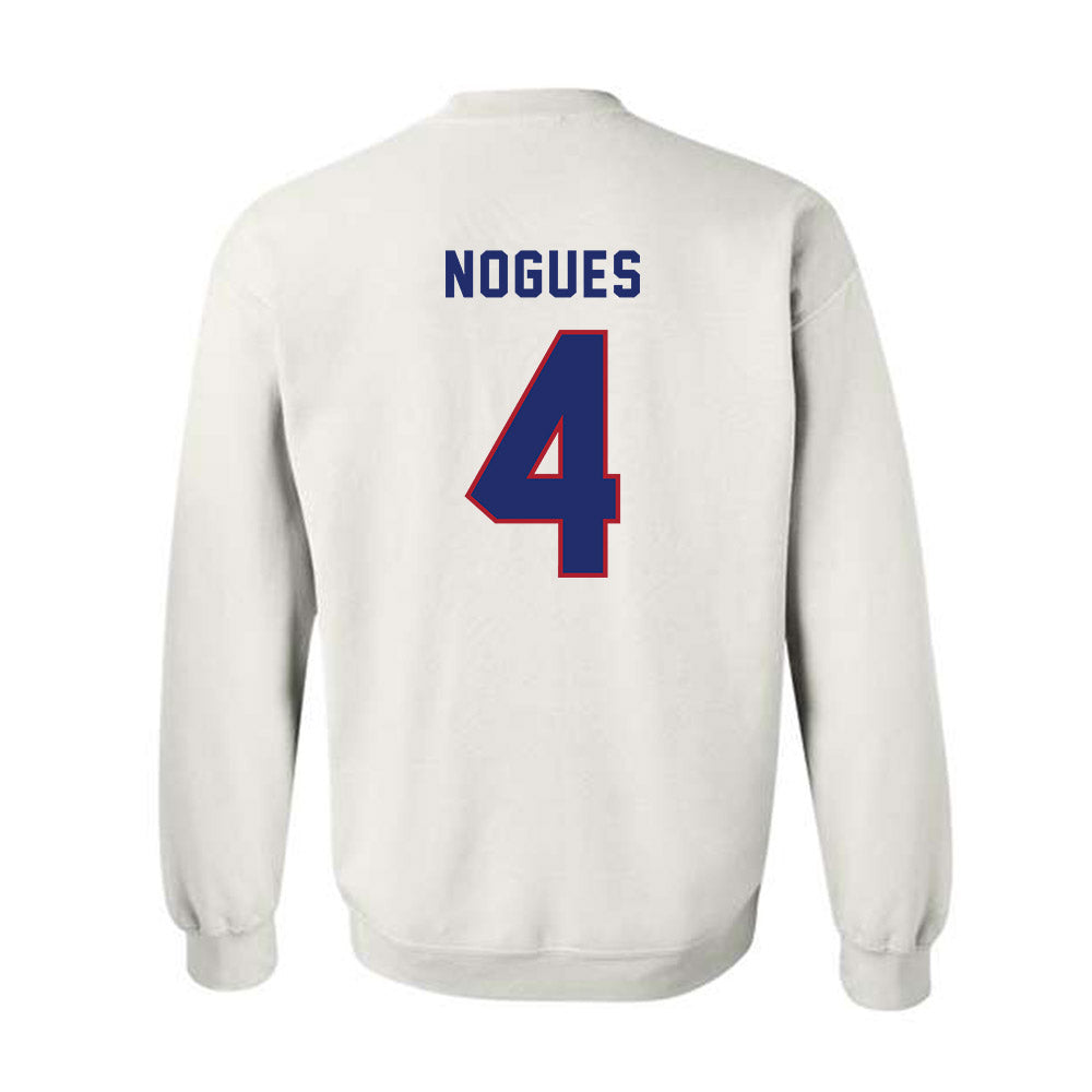 American - NCAA Women's Basketball : Laura Nogues - Crewneck Sweatshirt-1