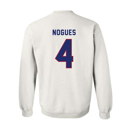 American - NCAA Women's Basketball : Laura Nogues - Crewneck Sweatshirt-1