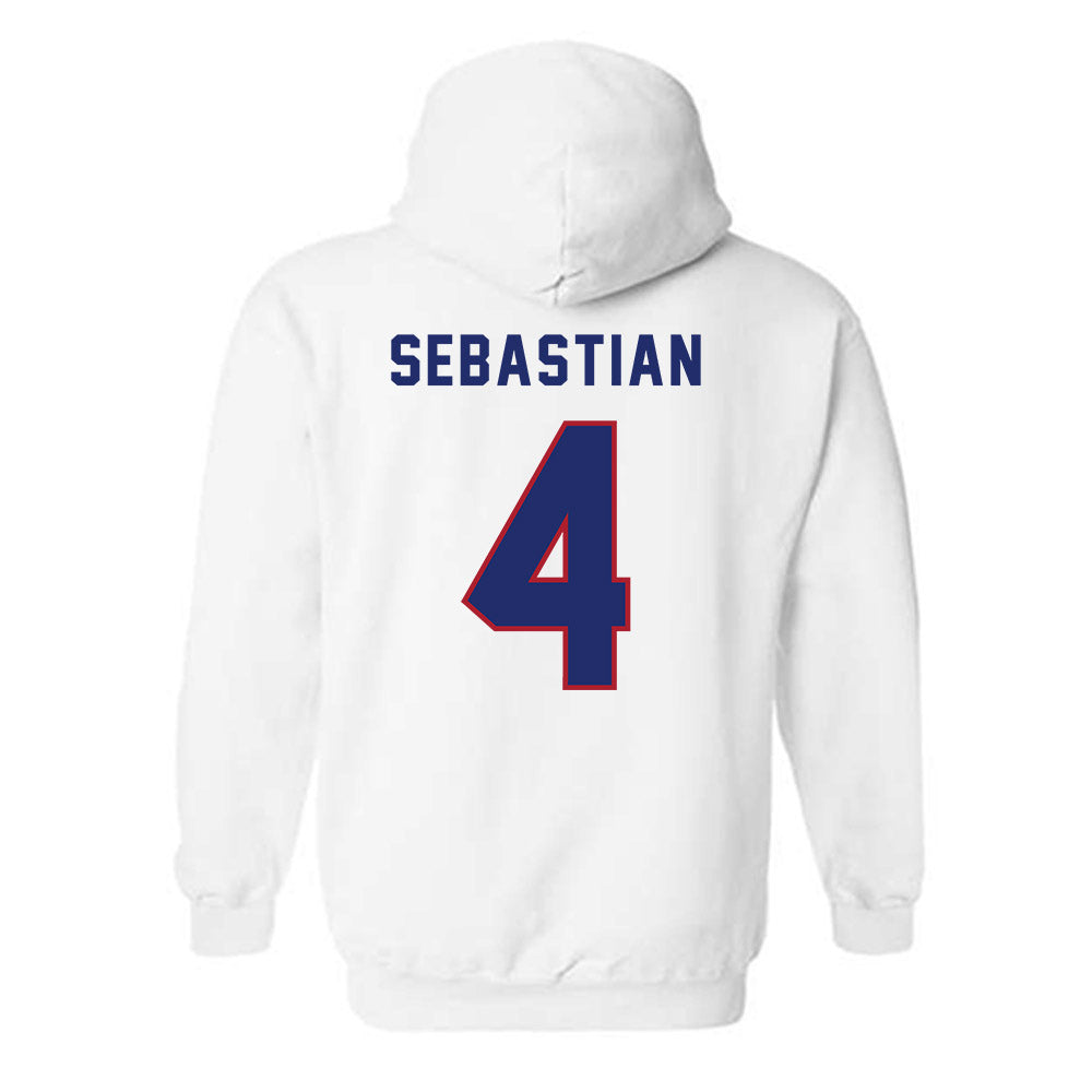 American - NCAA Men's Basketball : Kade Sebastian - Hooded Sweatshirt-1