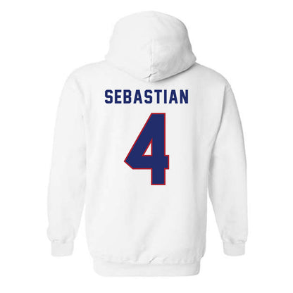 American - NCAA Men's Basketball : Kade Sebastian - Hooded Sweatshirt-1