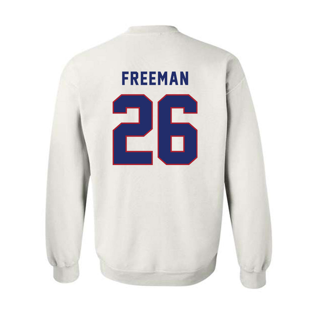 American - NCAA Women's Soccer : Autumn Freeman - Crewneck Sweatshirt-1