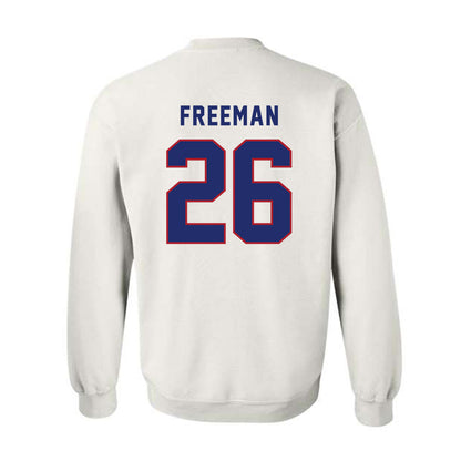 American - NCAA Women's Soccer : Autumn Freeman - Crewneck Sweatshirt-1
